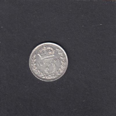 Beschrijving: 3 Pence  VICTORIA